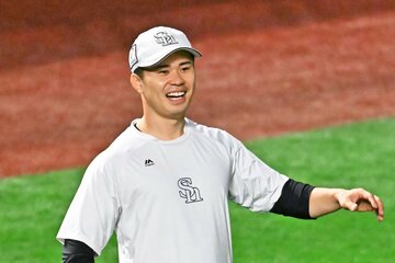 気合をみなぎらせる松本晴
