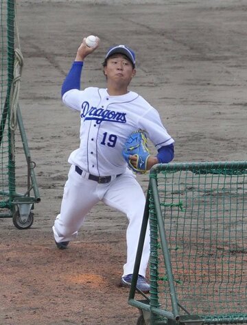  打撃投手を務めた中日ドラ１・高橋宏