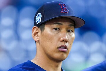 吉田正尚は２試合連続欠場となった(ロイター＝USA　TODAY　Sports)