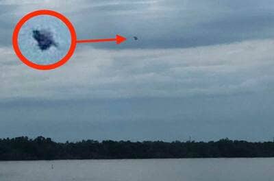 写真：米国で撮影されたUFO〝フライングフィッシュ〟は水陸両用 