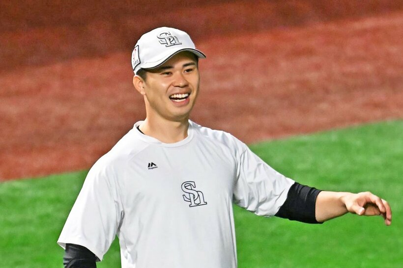 気合をみなぎらせる松本晴