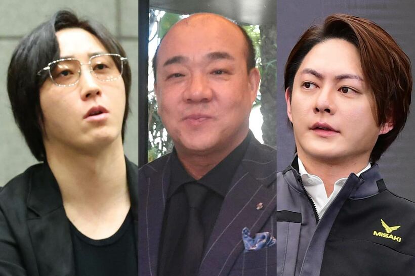 （左から）溝口勇児氏、西村誠司氏、三崎優太氏