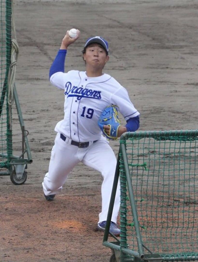  打撃投手を務めた中日ドラ１・高橋宏