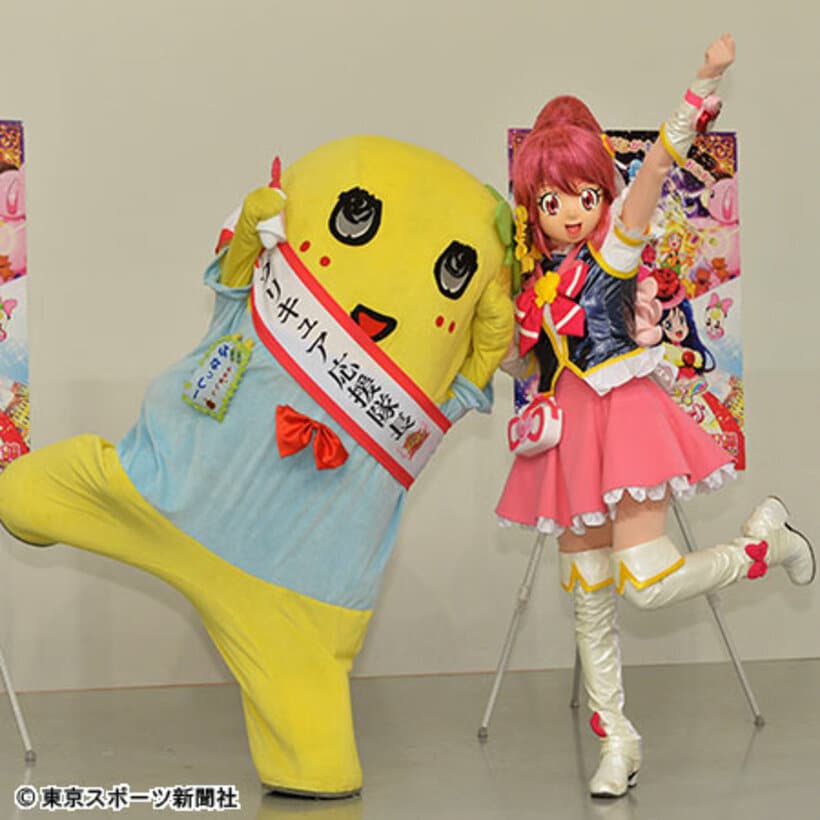 ふなっしーとキュアラブリー