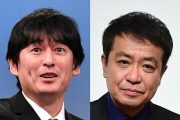 博多大吉(左)と中山秀征
