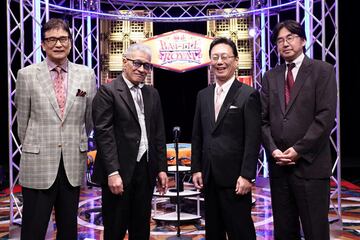 モンド名人戦チーム（左から森山茂和、新津潔、近藤誠一、藤崎智）