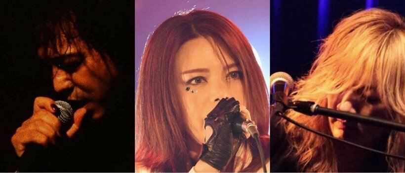 左から緒方豊和、RICKEY、ASAKI