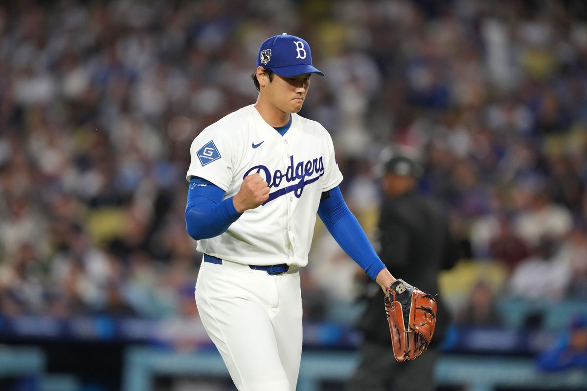 大谷翔平が今季2勝目 背番号「42」で初登板 100マイル連発…防御率0