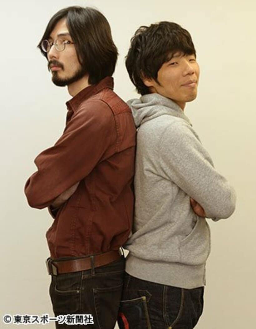 「馬鹿よ貴方は」の平井“ファラオ”光（左）と新道竜巳