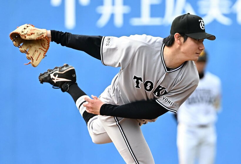 ソフトバンク相手に５回無失点の好投を見せた巨人・竹丸和幸