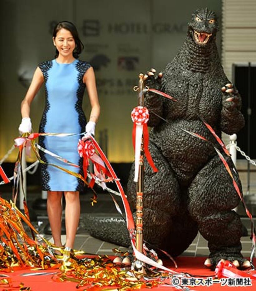 ゴジラと再会した長澤まさみ