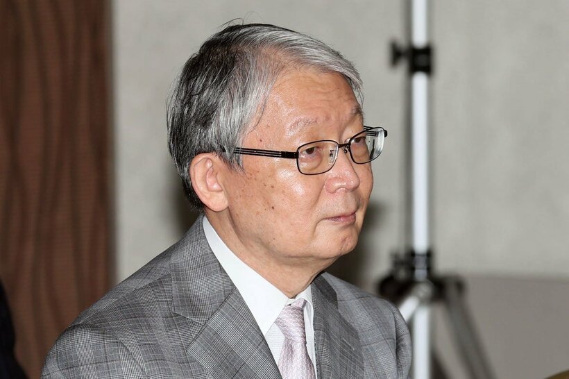 オーナー会議に出席した山口寿一オーナー(代表撮影)