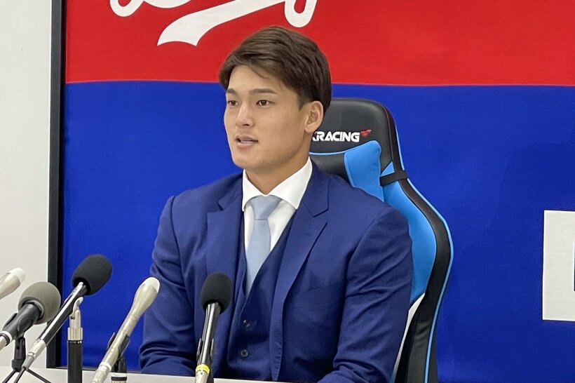７００万円ダウンとなった石川昂弥