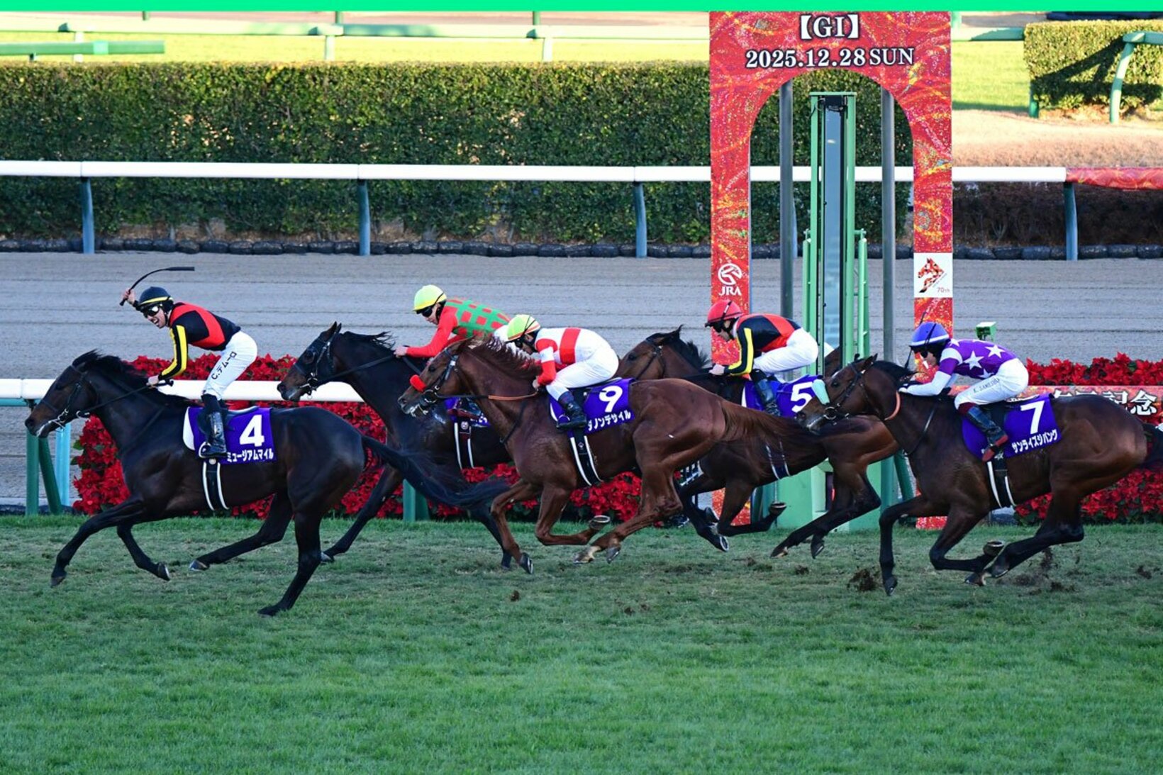 有馬記念　大接戦のゴール前