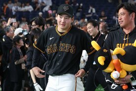 ハーラー・トップタイの５勝目を挙げた巨人・竹丸和幸