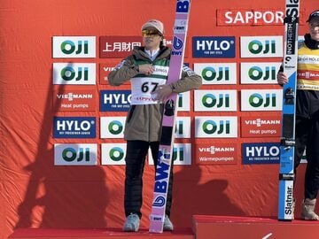 準優勝した小林陵侑（ロイター）
