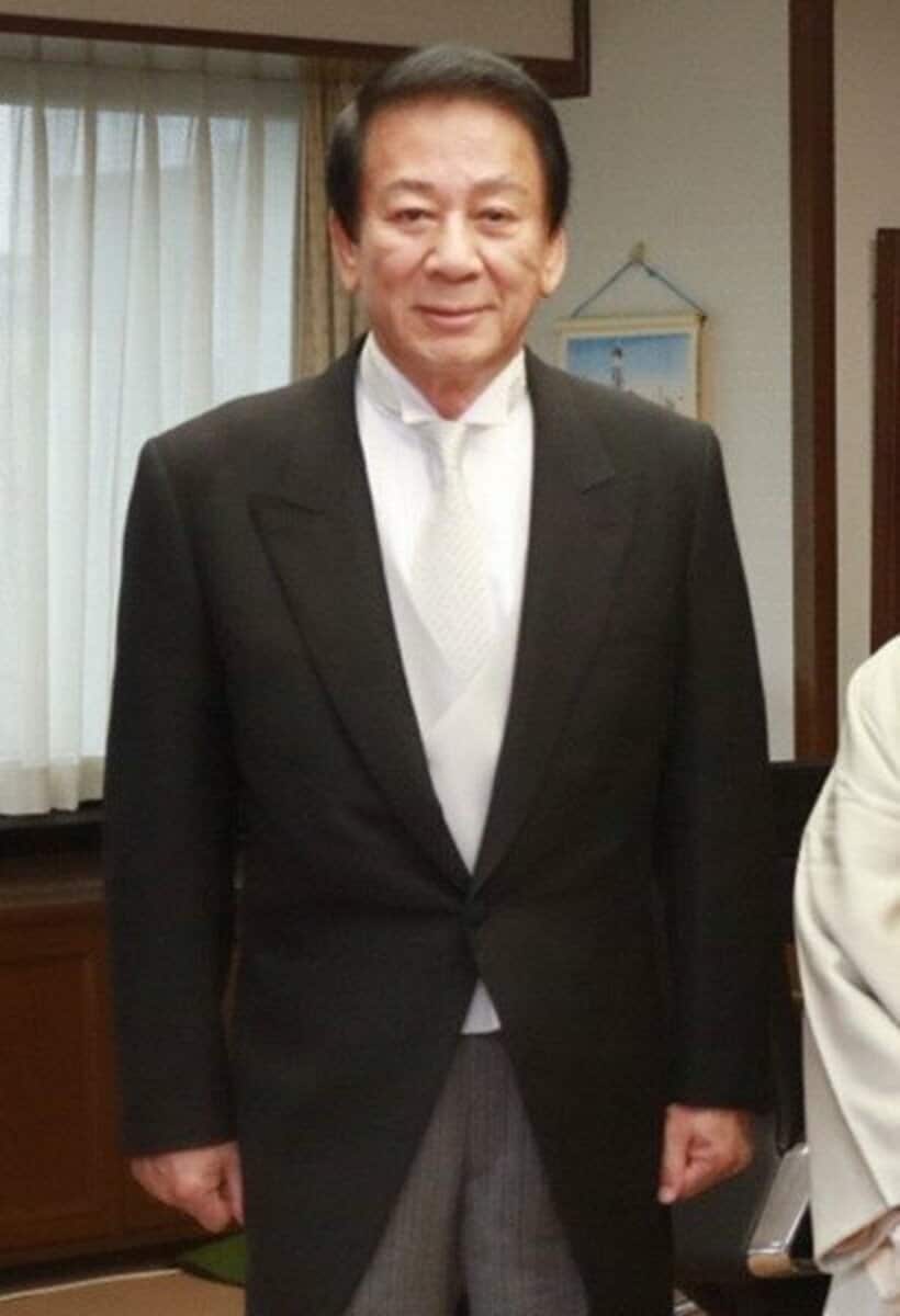  即位礼正殿の儀に出席した杉良太郎
