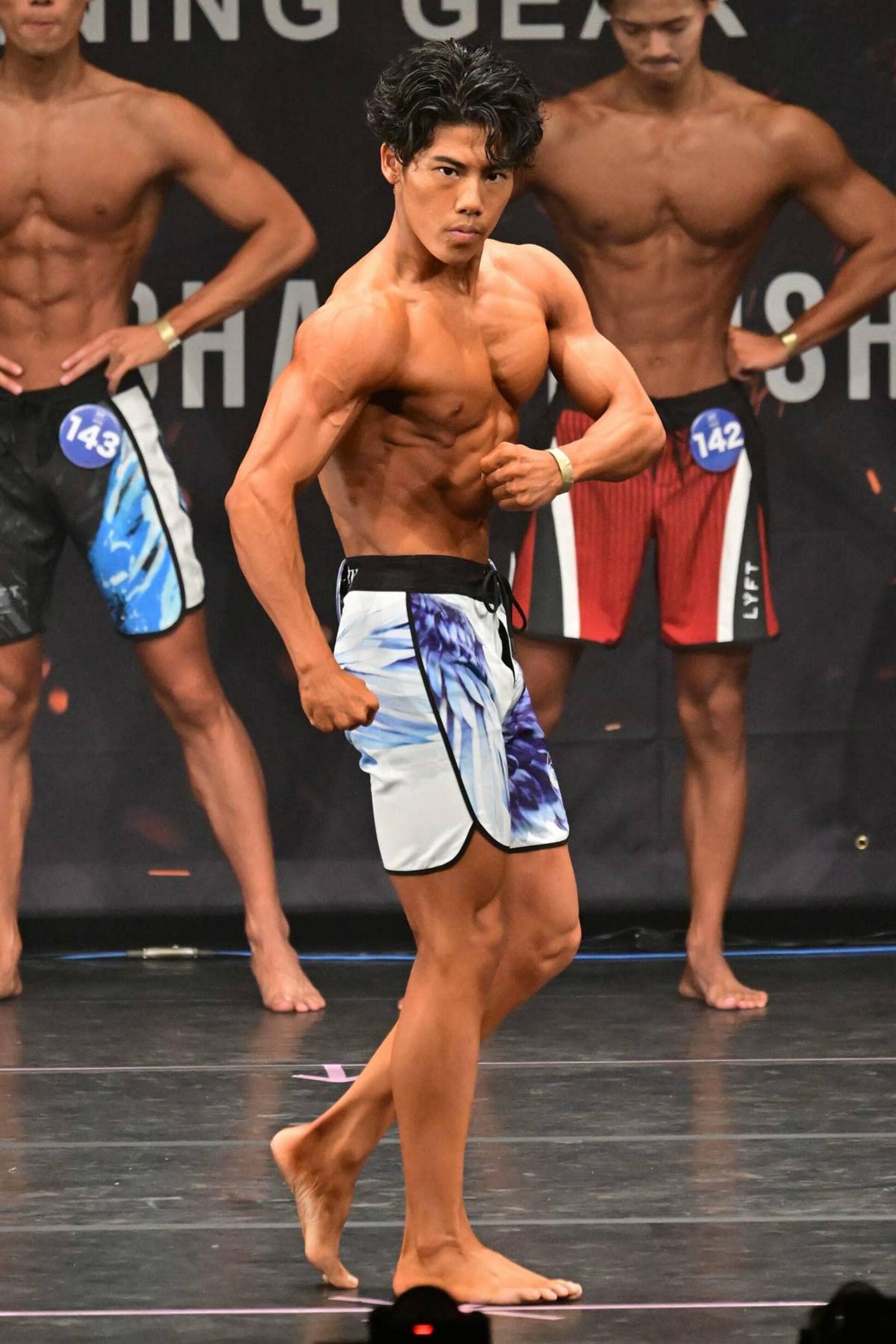 圧巻の肉体美を披露した後藤拓磨
