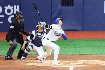 初回は三邪飛に倒れたドジャース・大谷翔平