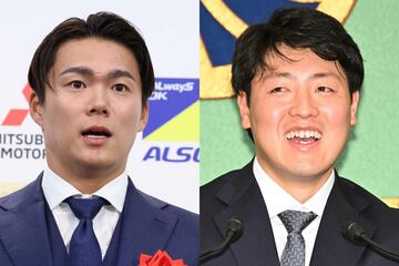 〝ラストサムライ〟は山本由伸（左）と岡本和真