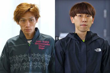 外枠でも軽視禁物の上野真之介(左)と黒野元基