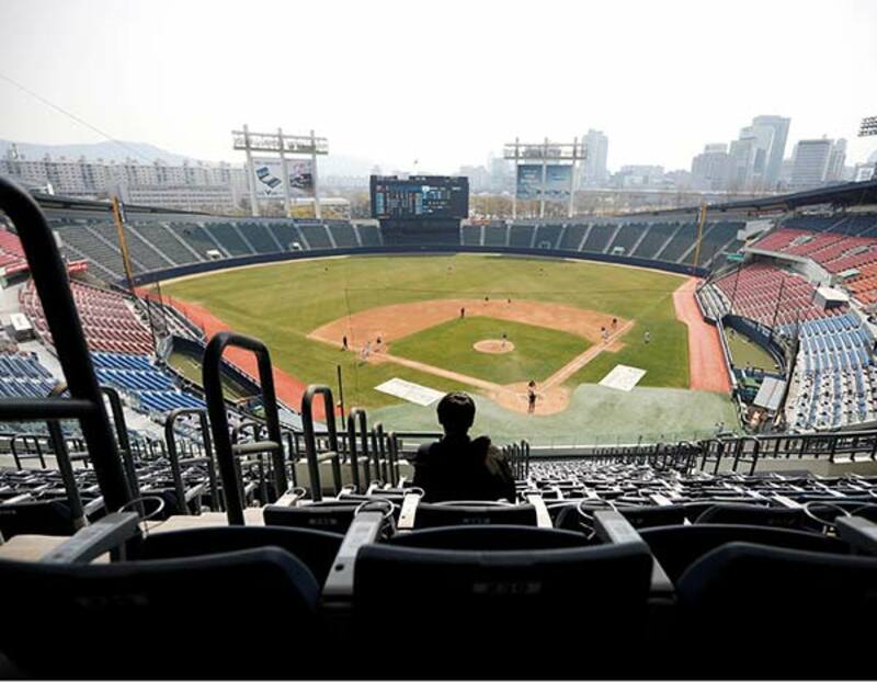  無観客での練習試合を開始している韓国プロ野球（ロイター）