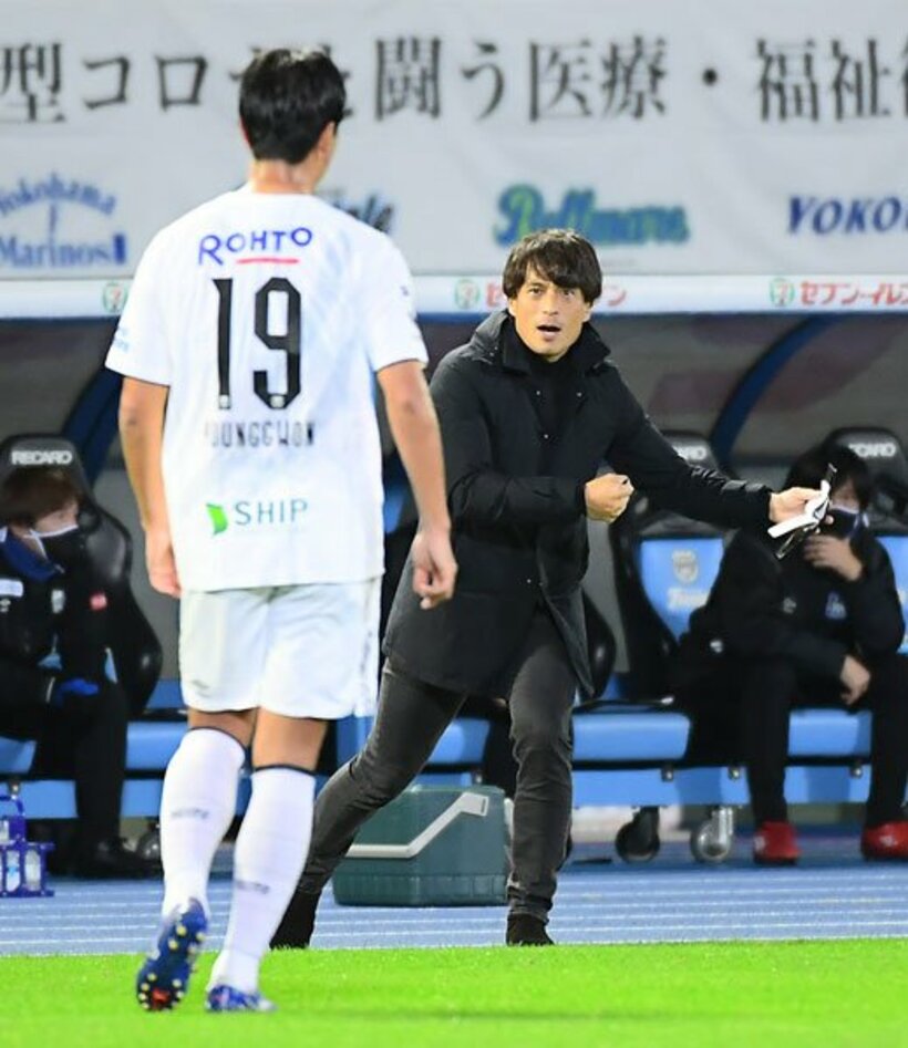 必死に指示を出したＧ大阪・宮本監督だったが…