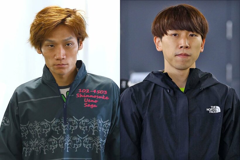 外枠でも軽視禁物の上野真之介(左)と黒野元基