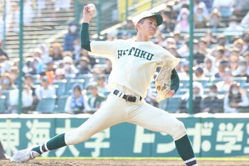 昨年のセンバツでも登板した今朝丸