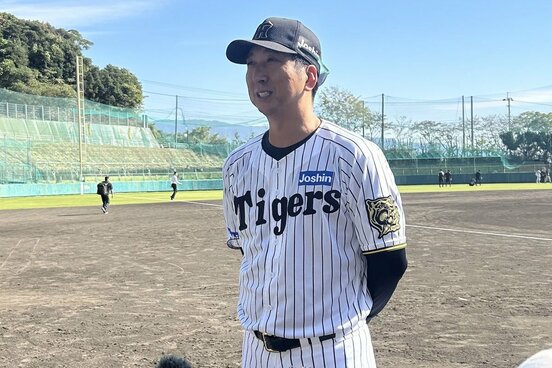 高知・安芸での秋季キャンプの総括を行った阪神・藤川監督