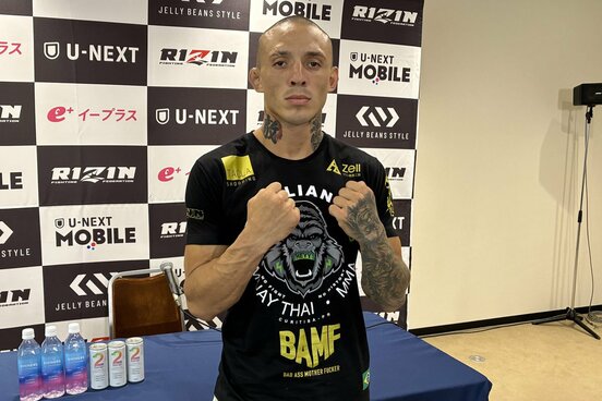 ノジモフ戦への意気込みを語ったルイス・グスタボ