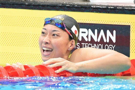 2位でゴールした鈴木聡美