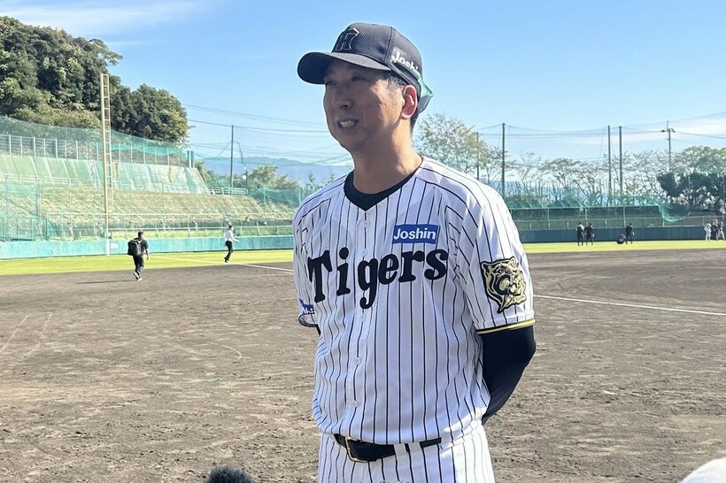 高知・安芸での秋季キャンプの総括を行った阪神・藤川監督