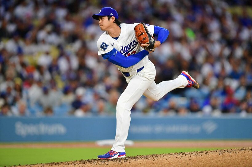 ボークを取られた後はギアを上げた大谷翔平（ロイター）