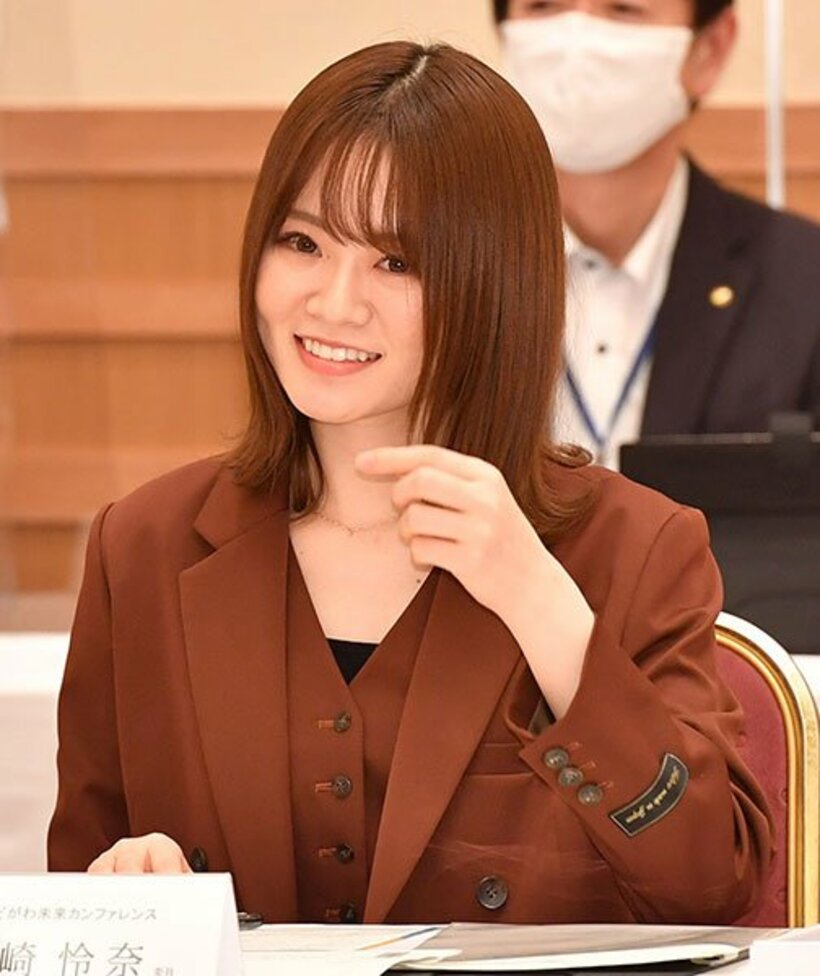  第１回「えどがわ未来カンファレンス」に出席した乃木坂４６・山崎怜奈