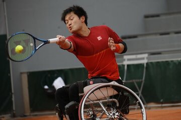  準決勝で敗れた国枝（ＡＰ）