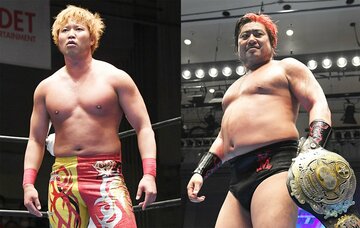  宮原健斗と諏訪魔（東スポWeb）