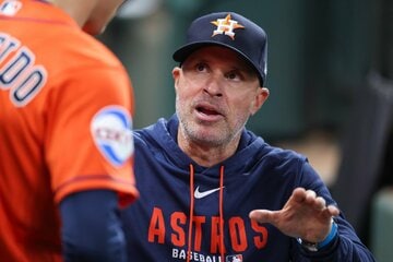 アストロズのジョー・エスパダ監督（ロイター）