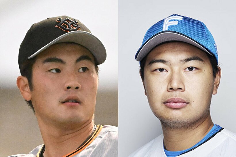 菊地大稀（左）と松浦慶斗