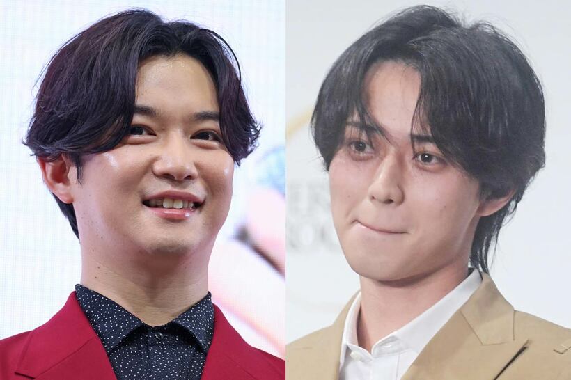 千葉雄大（左）と永瀬廉