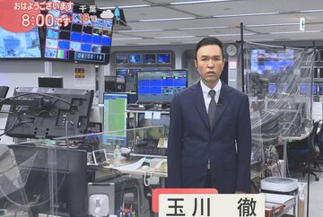 隔離部屋から騒動を謝罪した玉川徹氏（2022年10月19日　テレビ朝日「羽鳥慎一モーニングショー」）