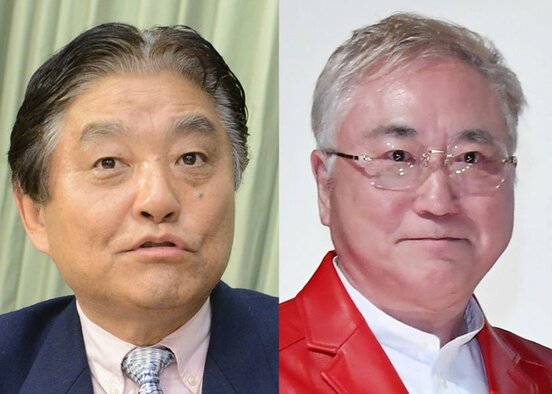  左から河村たかし名古屋市長、高須克弥院長