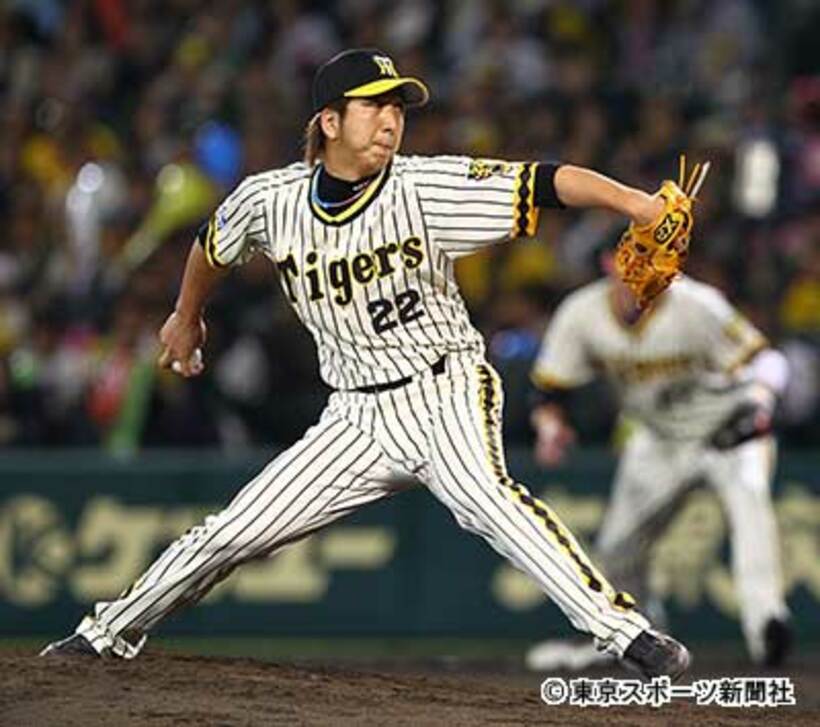 正式に阪神復帰が決まった藤川（２０１１年撮影）