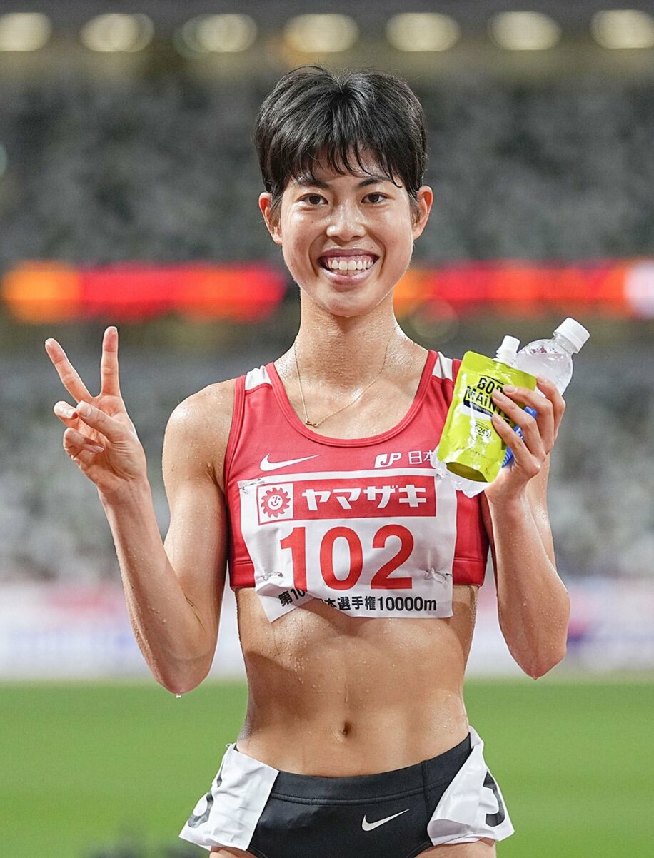  日本選手権で女子１万ｍを制した広中璃梨佳（代表撮影）