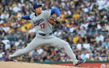 パイレーツ戦に登板した大谷（ロイター）