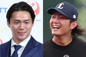 山本由伸（左）と今井達也