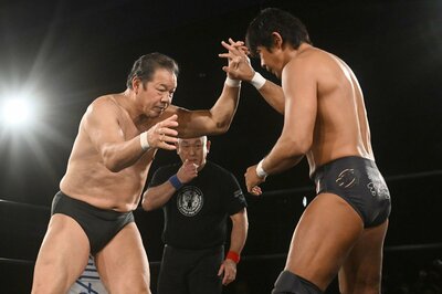 写真：【ストロングスタイル】藤波辰爾 船木誠勝と8年半ぶり遭遇