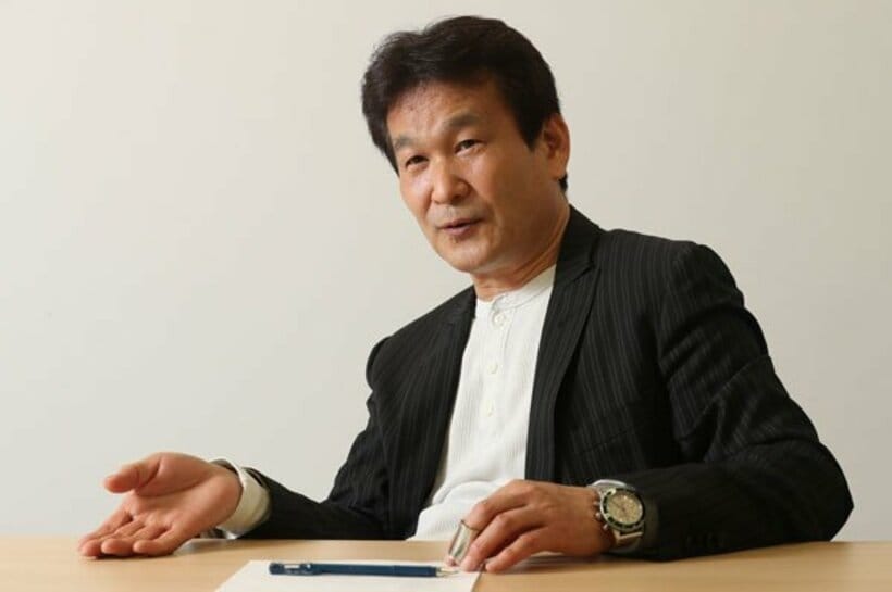  辛坊治郎氏