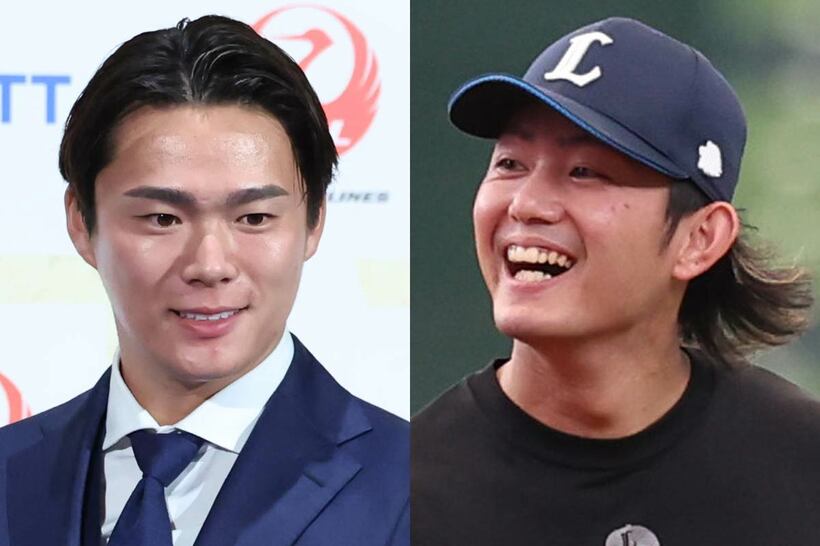 山本由伸（左）と今井達也