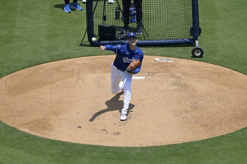 パドレス戦での投手復帰が決まった大谷翔平（ロイター＝USA TODAY Sports）